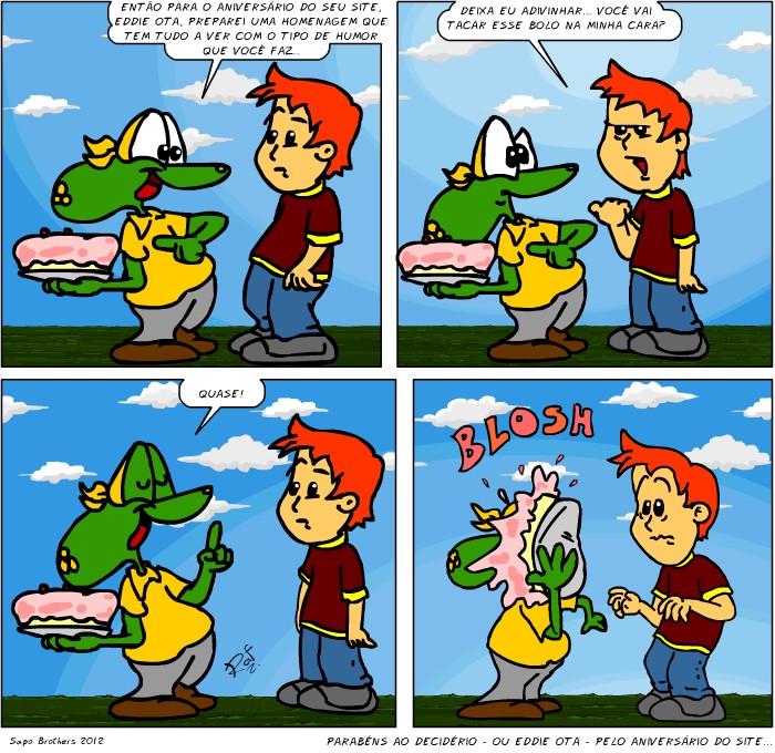 Sapo Brothers, divers�o, tiras, humor, games, jogos, anima��o, anima, quadrinhos, infantil, minja, jones