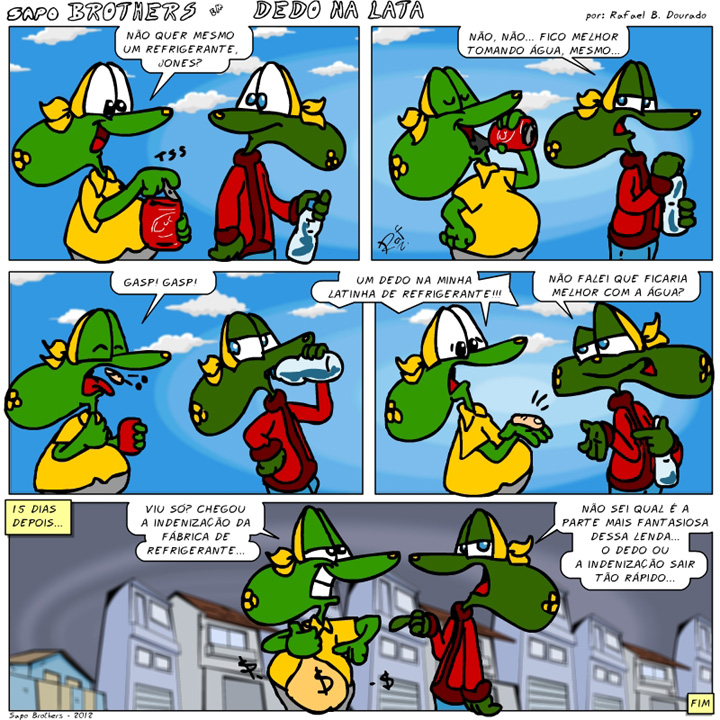 Sapo Brothers, divers�o, tiras, humor, games, jogos, anima��o, anima, quadrinhos, infantil, minja, jones