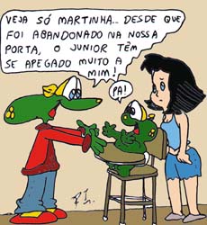 Sapo Brothers, divers�o, tiras, humor, games, jogos, anima��o, anima, quadrinhos, infantil, minja, jones