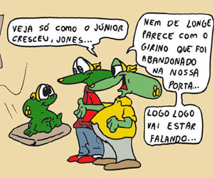 Sapo Brothers, divers�o, tiras, humor, games, jogos, anima��o, anima, quadrinhos, infantil, minja, jones