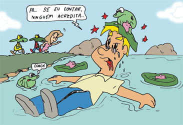 Sapo Brothers, divers�o, tiras, humor, games, jogos, anima��o, anima, quadrinhos, infantil, minja, jones