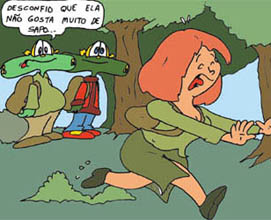 Sapo Brothers, divers�o, tiras, humor, games, jogos, anima��o, anima, quadrinhos, infantil, minja, jones