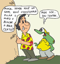 Sapo Brothers, divers�o, tiras, humor, games, jogos, anima��o, anima, quadrinhos, infantil, minja, jones