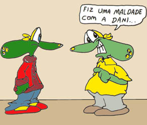 Sapo Brothers, divers�o, tiras, humor, games, jogos, anima��o, anima, quadrinhos, infantil, minja, jones