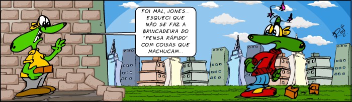 Sapo Brothers, divers�o, tiras, humor, games, jogos, anima��o, anima, quadrinhos, infantil, minja, jones